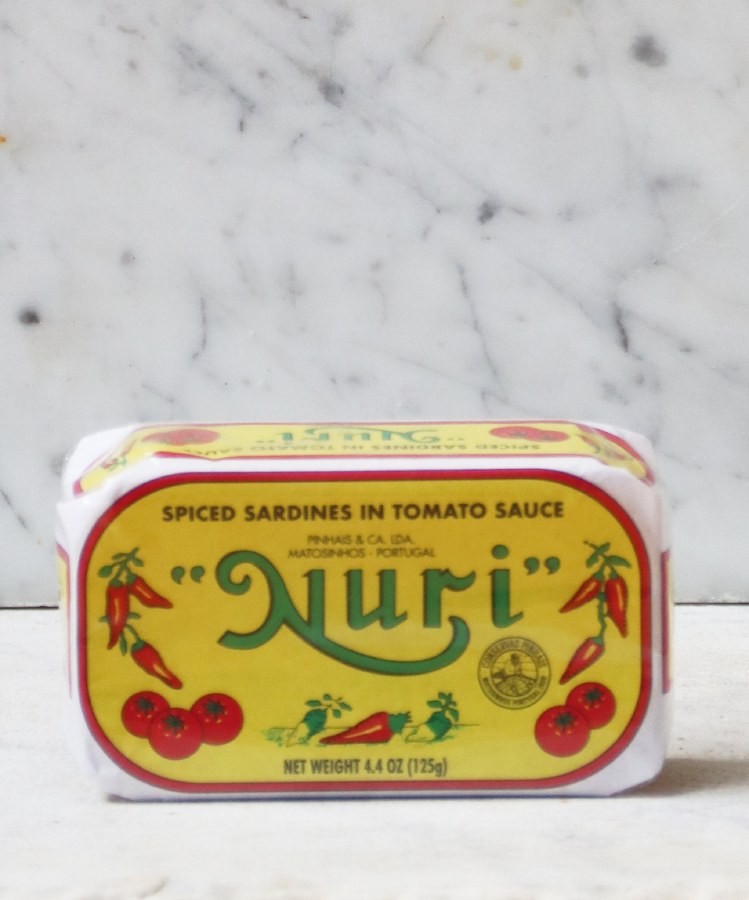 Nuri Spiced Sardines in Tomato Sauce, 4.4oz - DeLAURENTI
